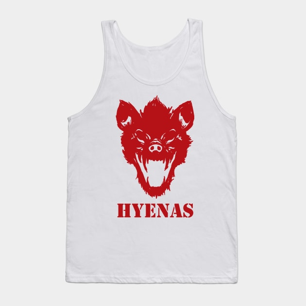 Hyenas (red) Tank Top by cabinboy100